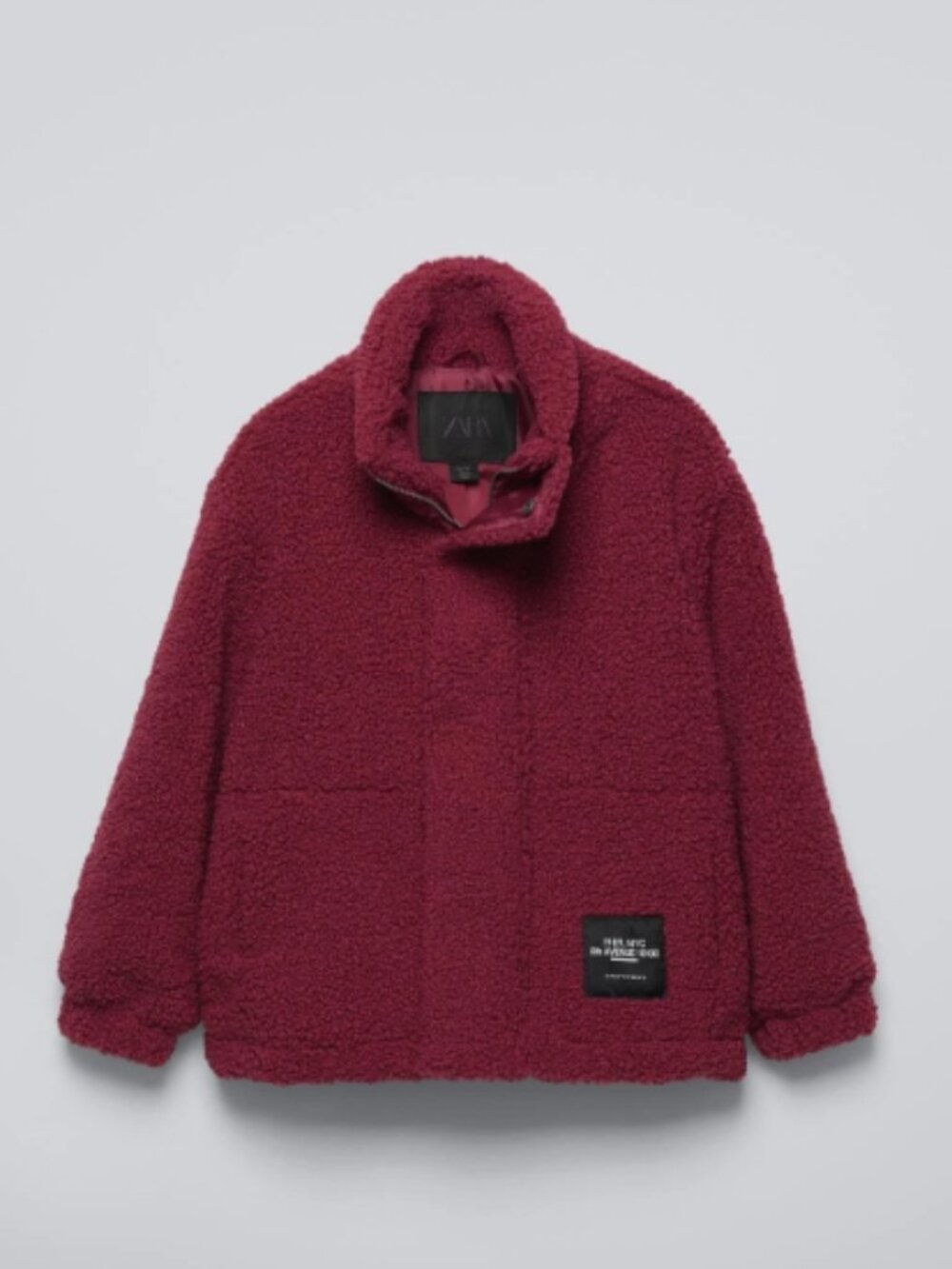 Zara Girls FLEECE JACKET- Strawberry- 11-12Years